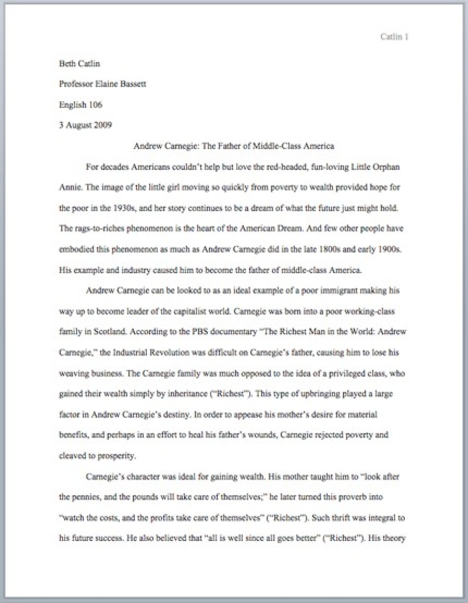5 paragraph essay format mla