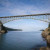 Deception Pass Bridge - Famous 2 lane bridge that connects Whidbey Island to Fidalgo Island. Bridge width is 28 ft. and height is approx. 180 ft. Deception Pass Bridge - Famous 2 lane bridge that connects Whidbey Island to Fidalgo Island. Bridge width is 28 ft. and height is approx. 180 ft.