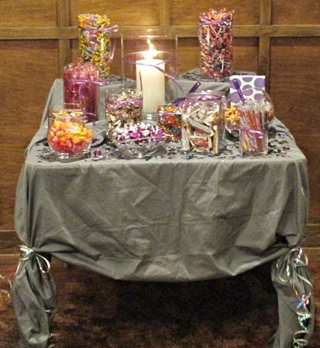 Sweet Sixteen Ideas - Candy Table