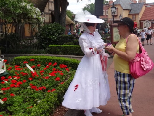 Lucy Chit-chatting with Her Good Friend Mary Poppins