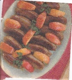 Danish Sausages with Apple. Photo Credit - Elsie Hagley