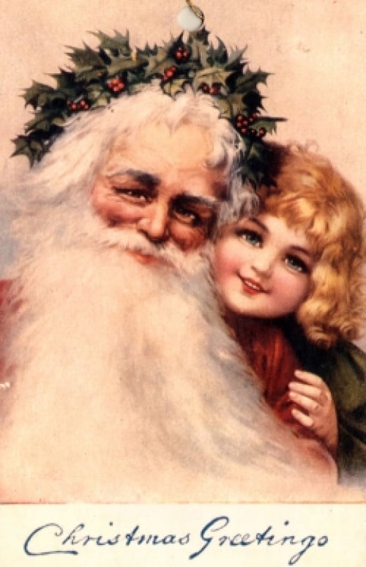 Vintage Santa Postcards | hubpages