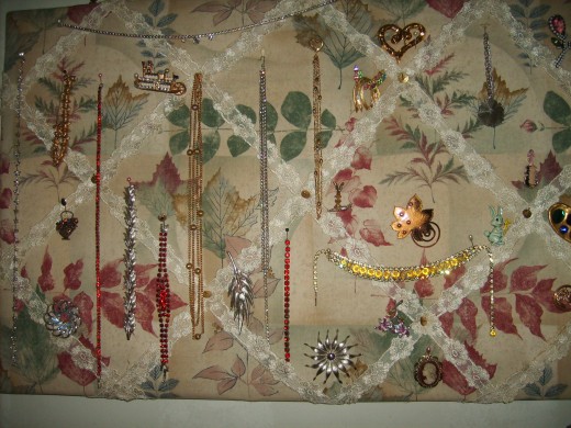 Rearrange jewelry for a new look