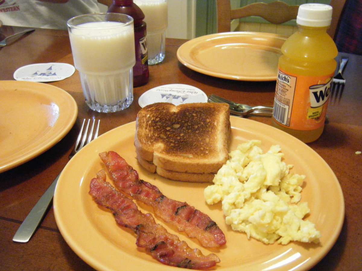 One of the most relaxing mornings I have ever had at Disney was when we made breakfast before going to the parks.