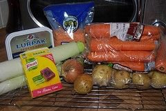 Homemade soup ingredients needed