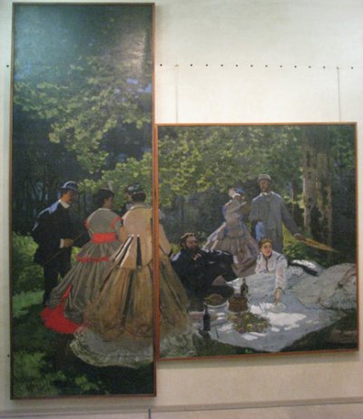 Monet's version of Dejeuner sur l'Herbe (Luncheon on the Grass)