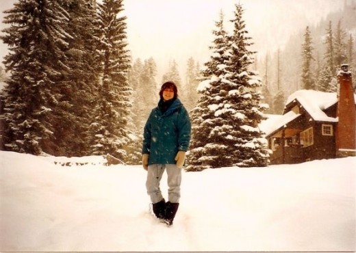 Me, standing in the midst of Holden Village.