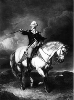 George Washington on Horse