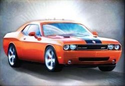'06 Challenger Concept Hemi - Orange/Black Stripe