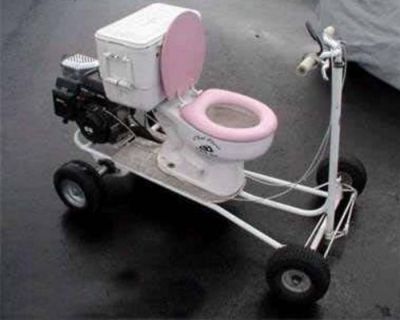 A Cruizin Toilet Seat