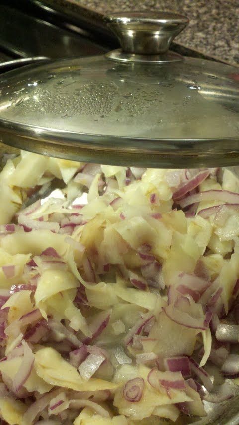 Saute' Onions/Parsnips