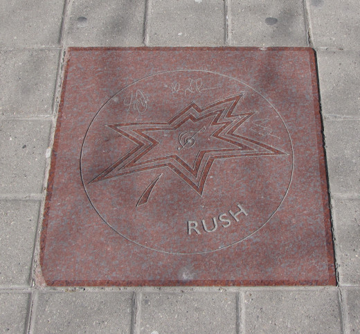 Rush's star on the Hollywood Walk of Fame