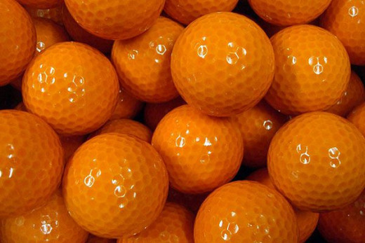 Orange Golf Balls
