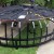 The Base metal strips are connected to hooks under the trampoline mat making it extremely safe The Base metal strips are connected to hooks under the trampoline mat making it extremely safe