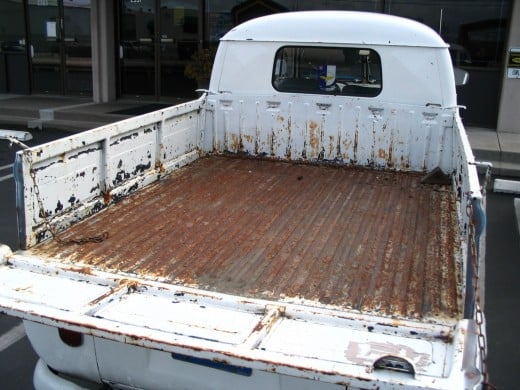 This old VW bed has seen better days, but once the rust is removed, a fresh coating will make it look new and protect it.