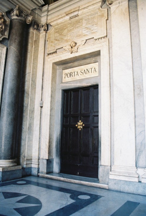 "Holy Doors" at St. Mary Major.