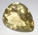 Imperial, or Golden Topaz pear gemstone