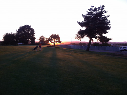 Scotch Pines Golf Course at Sunset