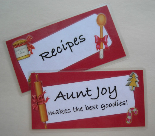 Cookbook Bookmarks