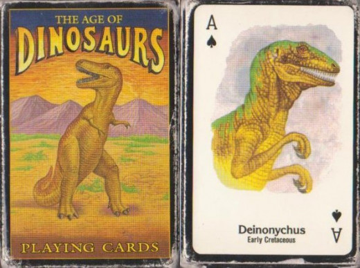 I don't remember where my dad got this deck of cards. But I do use this as a deck of cards at work. On my lunch and breaks to play solitaire with.