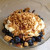 Sprinkle the granola on the blueberries and yogurt Sprinkle the granola on the blueberries and yogurt