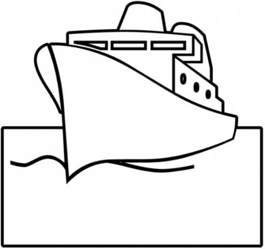 Free Ship Coloring Pages for Kids and Adults | HubPages