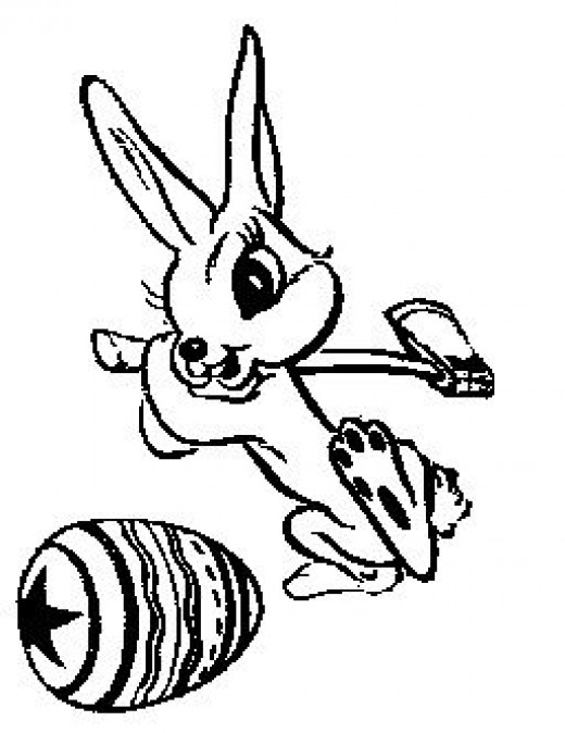 Free Easter Bunny Coloring Pages and Sheets