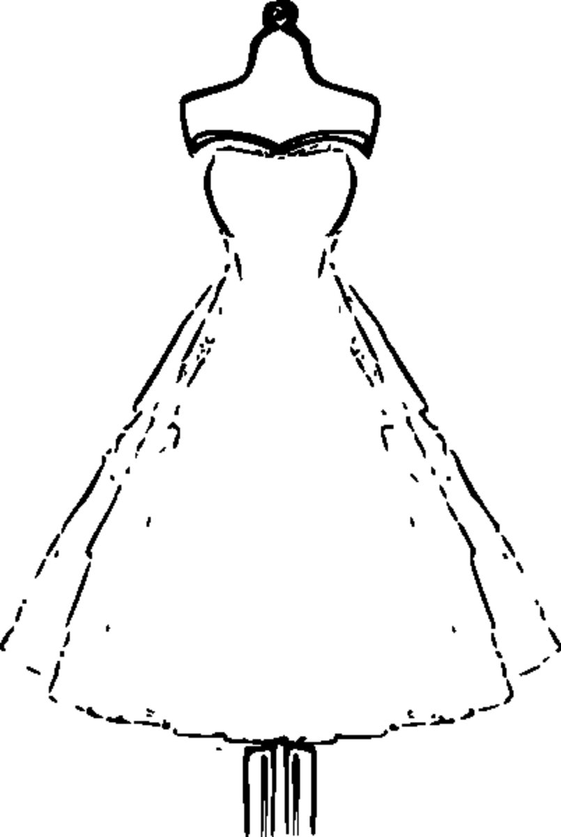 Download Beautiful Dress Coloring Pages and Pictures for Adults and Kids | HubPages