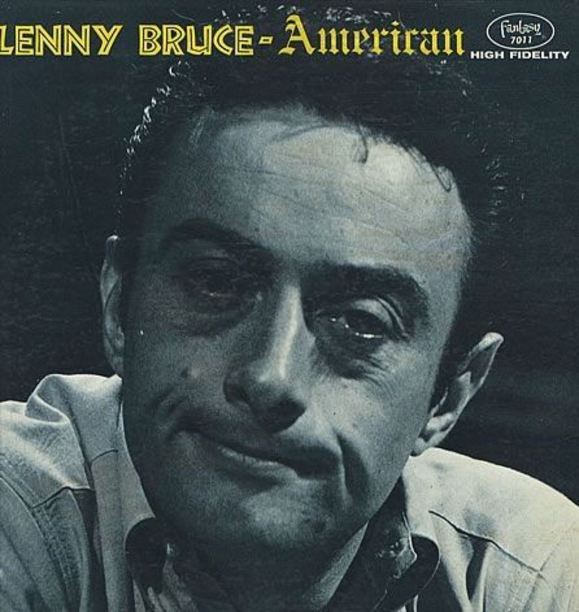 Lenny Bruce "American" Fantasy Records 7011 12" LP Vinyl Record, US Pressing (1960)