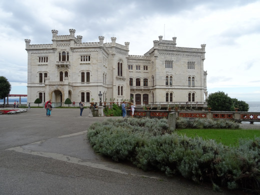 The Minamare Castle on the coastline just outside of Trieste has a charming history and wonderful displays, including Italian furniture