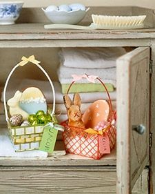 Green Gift Ideas Repurposed Easter Baskets