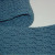 Another view of the blue scarf with the honeycomb stitch Another view of the blue scarf with the honeycomb stitch