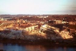 Three Rivers Stadium Implosion, Source: Timothy R. Hall