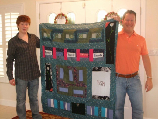 Memory Quilt - Steven (son) and Eric (grandson)