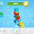 A screen shot of the Mega Bloks free building app. A screen shot of the Mega Bloks free building app.