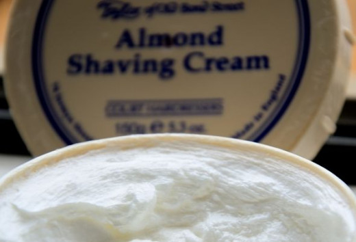 T.O.B Almond Shaving Cream.