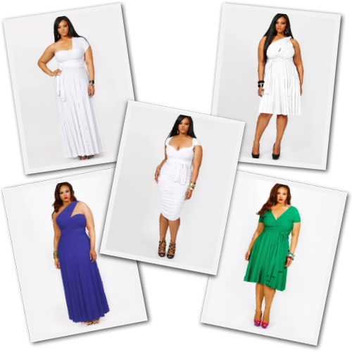 Convertible Wrap Dresses from Monif C