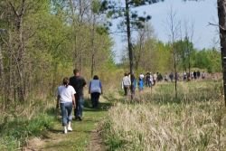 jiking to the McKinstry mounds.