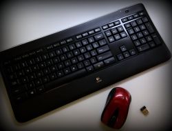 This is my new keyboard and mouse