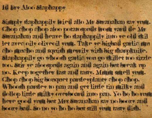 I'd Fry Aloo Slaphappy