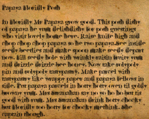 Papaya Floridly Posh