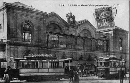 Rail accident at Gare Montparnasse in 1895