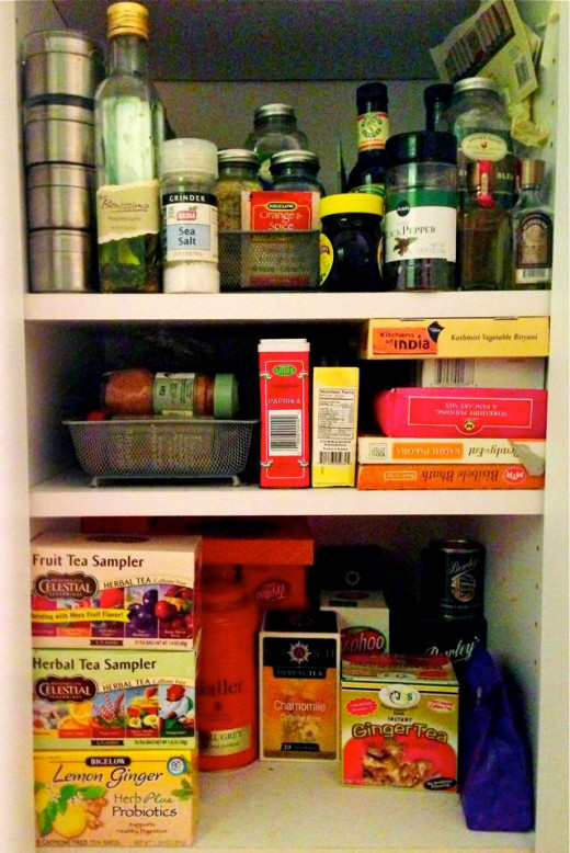 Keeping cupboards tidy is essential!