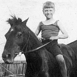 Eric Jackson as a boy