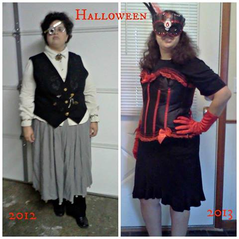 Can you see the difference between Halloween 2012 and now?