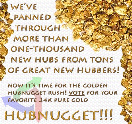 Hey you!!! Feel free to help promote these new Hubbers! You can use this graphic on your hub(s), website(s) and/or blog(s) freely to promote this and or your favorites! Get your friends to vote!!!