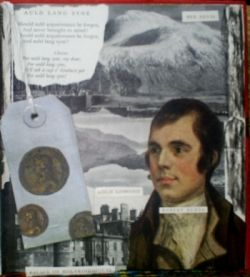 collage in fine art, using vintage images