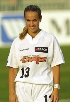 Heather Mitts soccer action photos