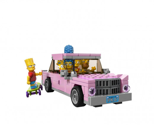 The Simpsons car, the pink sedan or the family sedan as it is also known.