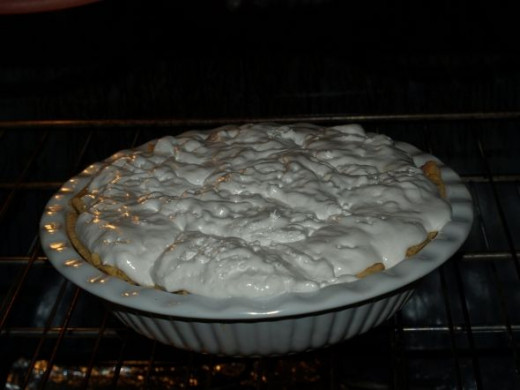 in the oven